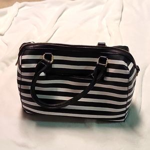Black and white striped purse!